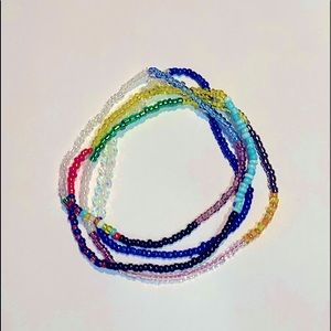 Handmade - Seed bead stretch bracelets